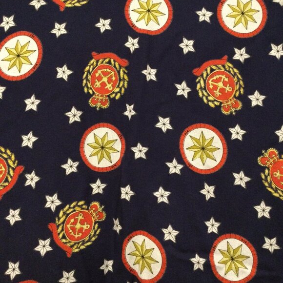 Vintage Pendleton button front shirt blouse Women's size 8 nautical print - Picture 4 of 5